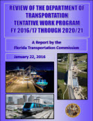 Tentative Work Program FY 2016/17 - 2020/21