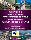Tentative Work Program Report- FY 2013/14 through 2017/18